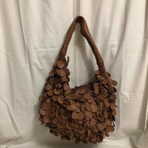 Deux Lux Brown Leather Hobo Bag